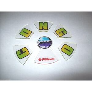 Congo Original 1995 Pinball Machine Plastic Promo 6 Piece Game Puzzle Vintage